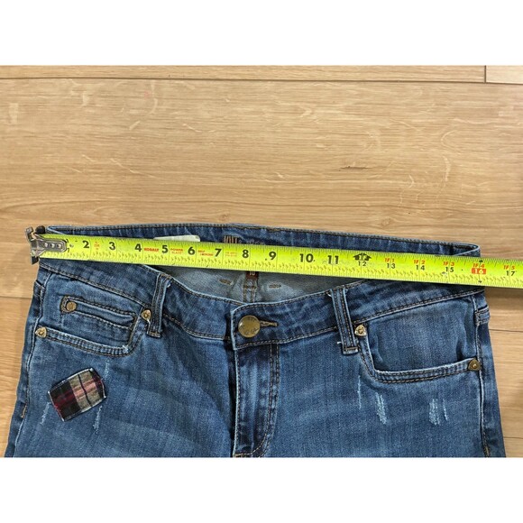 KUT from the Kloth Catherine Boyfriend Jeans Womens Size 10 Patched Distressed - Picture 4 of 8